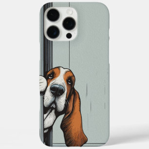 Adorable Basset Hound Dog Wall Art iPhone 16 Pro Max Case