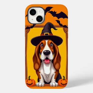 Adorable Basset Hound Halloween 🎃🐾 Spooky Cute Case-Mate iPhone 14 Plus Case