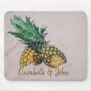 Adorable Beach,Sand,Pineapple -Personalised Mouse Mat