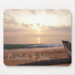 Adorable Beach,Sand,Sunset   -Personalized Mouse Mat