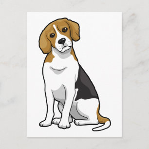 Adorable Beagle Postcard