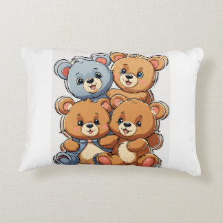 Adorable Bear Accent Pillow