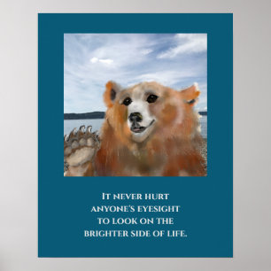 Adorable Bear Print, Value Poster Paper (Matte)