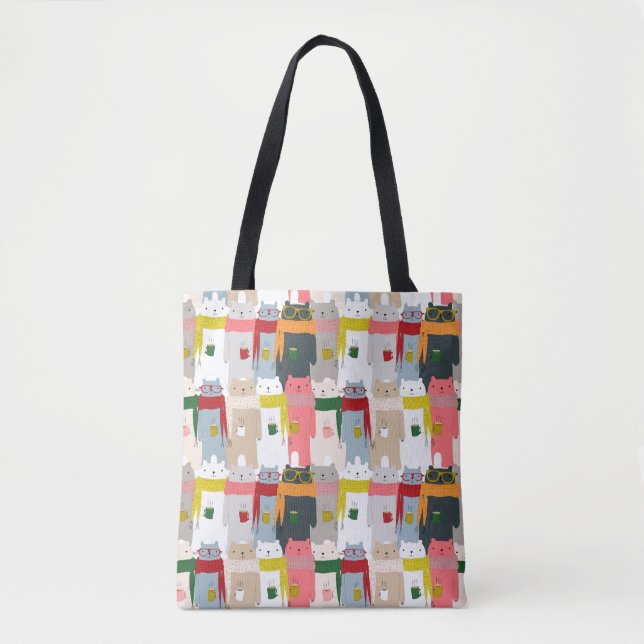 Adorable Bears Tote Bag (Front)