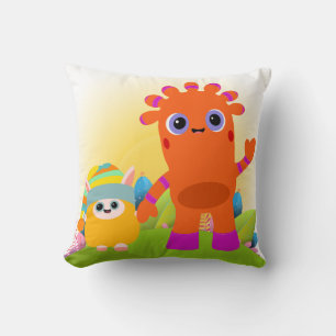 Adorable Bedtime Friends Throw Cushion – Cute Nurs