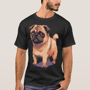 Adorable Beige Mops - Pixel art T-Shirt