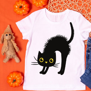 Adorable Black Cat Halloween T-Shirt