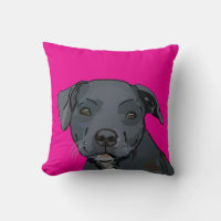 Adorable blue staffy (pink)