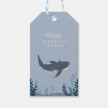 Adorable Blue Under the Sea Manta Ray Birthday