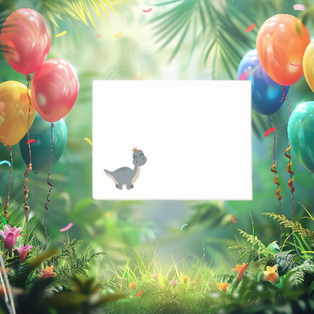 Adorable Boho Grey Dinosaur   Post-it Notes (Discover the charm of our Adorable Boho Grey Dinosaur Post-it Notes)