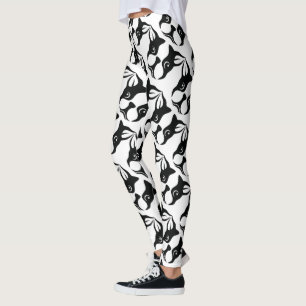 Adorable Boston Terrier Leggings