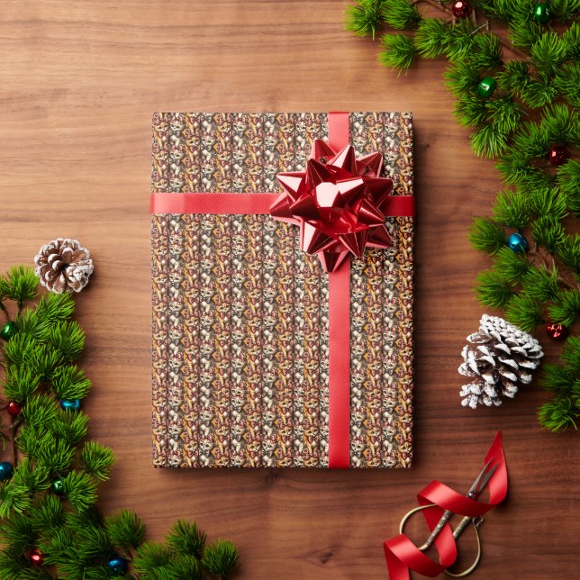 Adorable Bow-Tied Kittens Wrapping Paper (Holiday Gift)