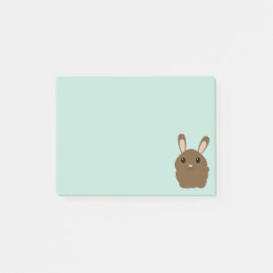 Adorable Brown Bunny Rabbit Post-it Notes