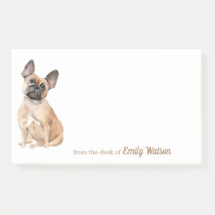 Adorable Brown French Bulldog Post-it Notes