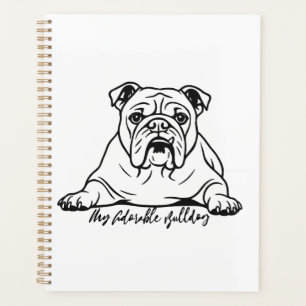 Adorable Bulldog Planner