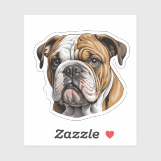 Adorable Bulldog Sticker – Cute Dog Lover Gift