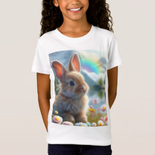 Adorable Bunny at an Enchanted Lake T-Shirt