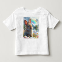 Adorable Bunny at an Enchanted Lake