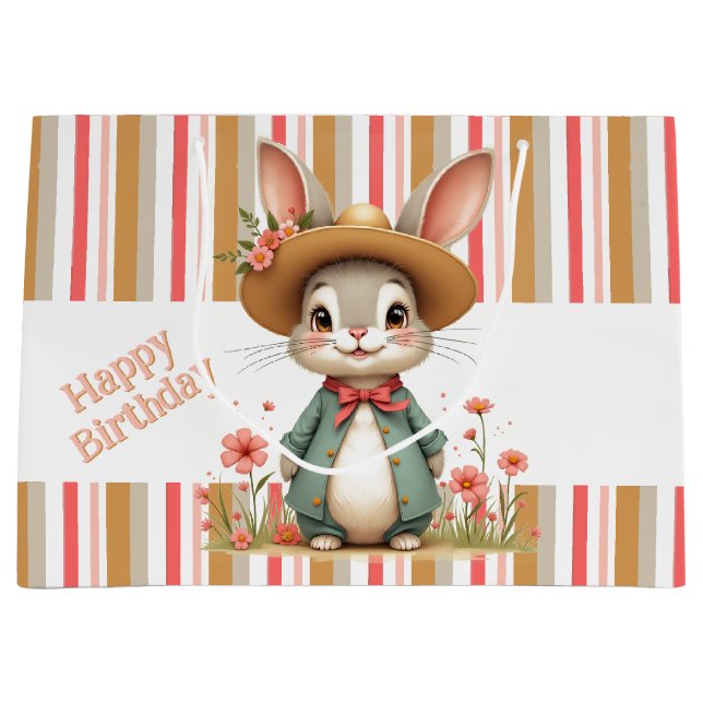 Adorable Bunny Birthday Bag (Front)