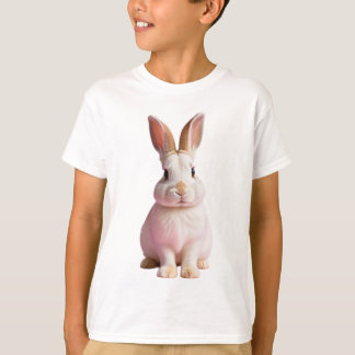Adorable Bunny Design Charming Rabbit Artwork T-Shirt