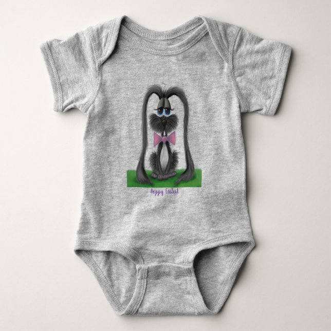 Adorable Bunny Rabbit Baby Bodysuit (Front)