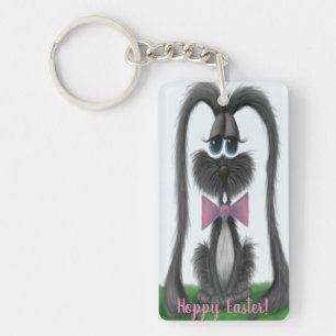 Adorable Bunny Rabbit Key Ring
