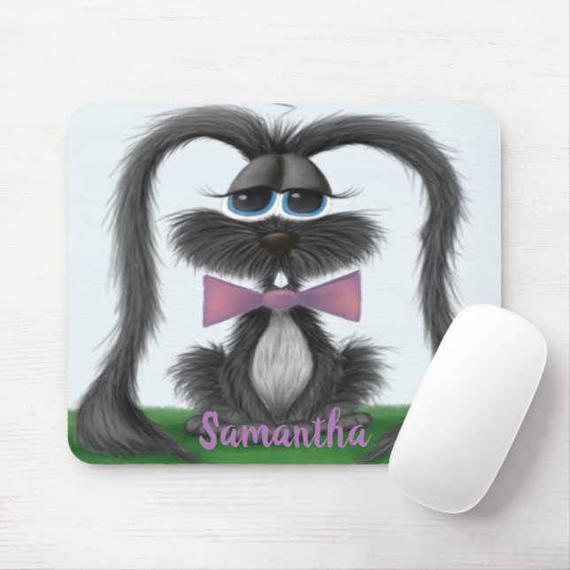 Adorable Bunny Rabbit Mouse Mat (With Mouse)