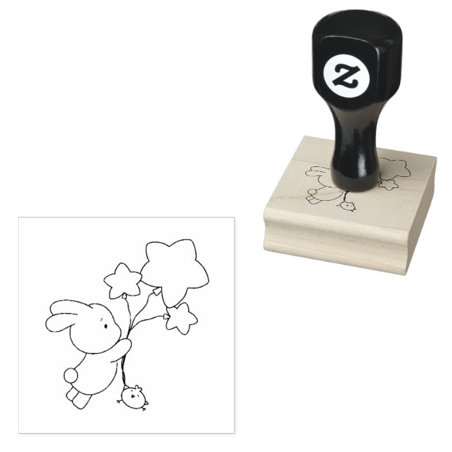 Adorable Bunny Stamp (Stamped)