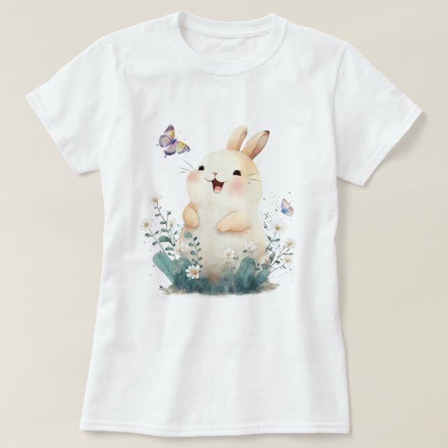 Adorable Bunny T-Shirt (Design Front)