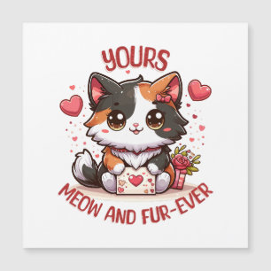 Adorable Calico Cat Valentine's Day