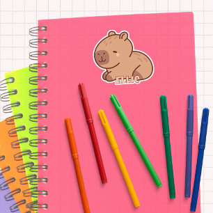 Adorable Capybara Cartoon Personalised Kawaii