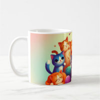 Adorable Cartoon Cats