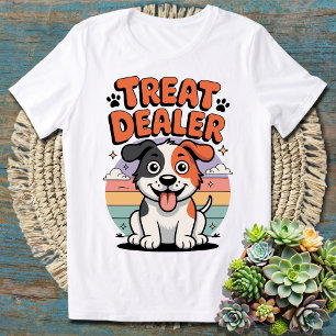 Adorable Cartoon Dog Fun Design for Dog Lovers T-Shirt