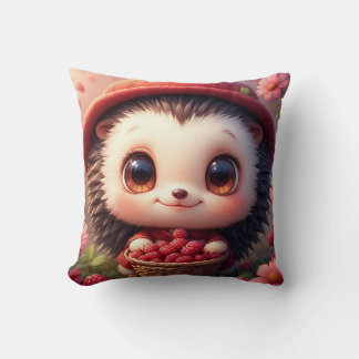 Adorable Cartoon Hedgehog Cushion