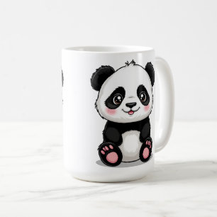 Adorable Cartoon Panda Coffee Mug