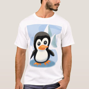 Adorable Cartoon Penguin T-Shirt
