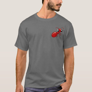 Adorable Cartoon Red Ant Unisex Apparel T-Shirt