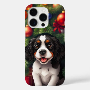 Adorable cartoon-style dog iPhone 16 pro case