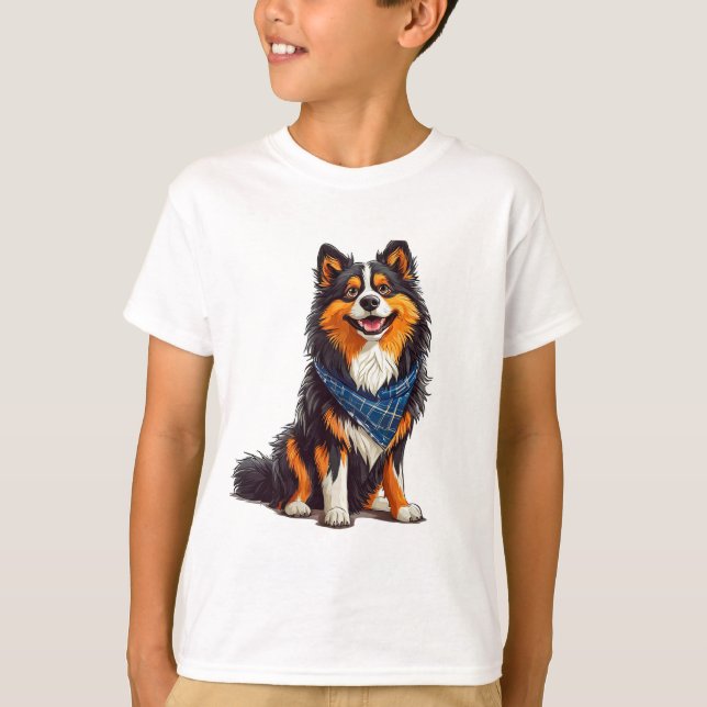 Adorable, cartoon-style dog T-Shirt (Front)