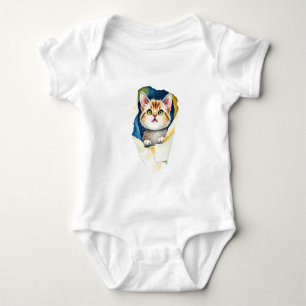 Adorable Cat: A Purr-fect Design of Cuteness 🐾✨ Baby Bodysuit