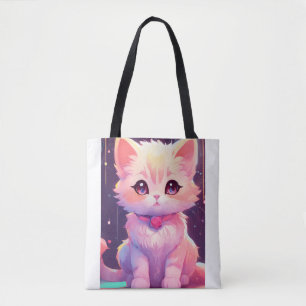 Adorable  cat bag design 
