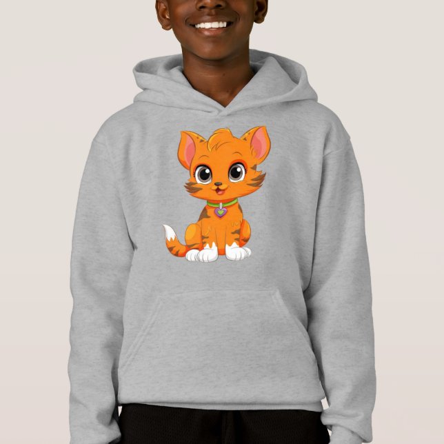 Adorable Cat Cartoon  (Front)