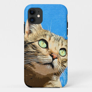 Adorable Cat Design iPhone 11 Case
