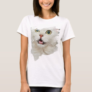 Adorable Cat Design T-Shirt