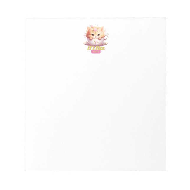 Adorable Cat Gift Ideas for Animal Lovers Notepad (Front)