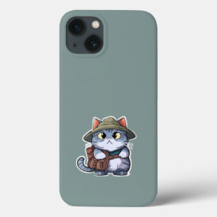 Adorable cat in my iphone case iphone cover
