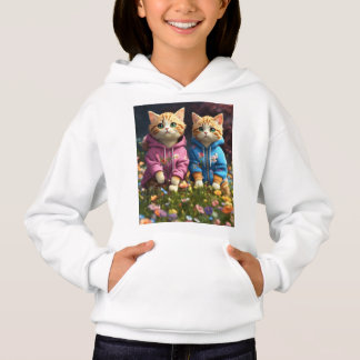 Adorable Cat Print T-Shirt for Kids - Fun & Stylis