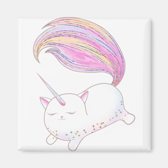 Adorable Caticorn Magnet (Front)