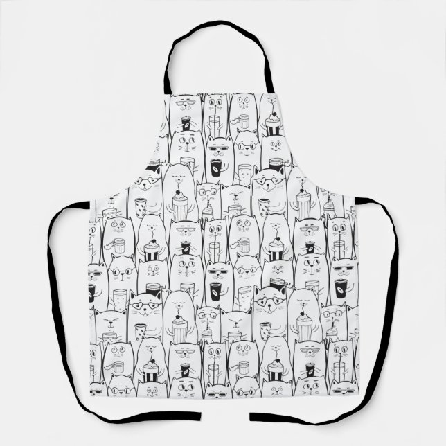 Adorable Cats Apron (Front)