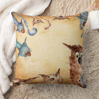 Adorable cats cushion